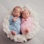 baby girl and boy