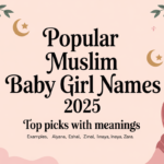 Muslim baby girl names