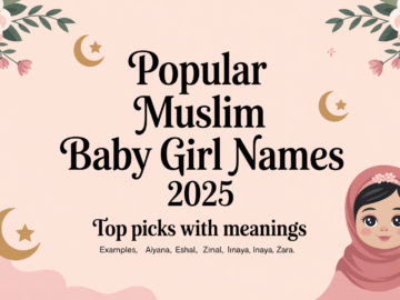 Muslim baby girl names