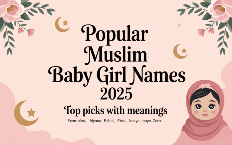 Muslim baby girl names