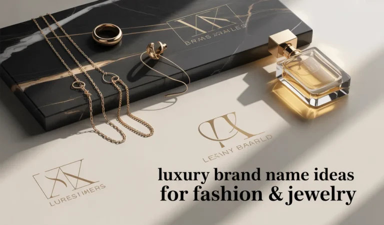 💎 Luxury Brand Name Ideas for Fashion & Jewelry