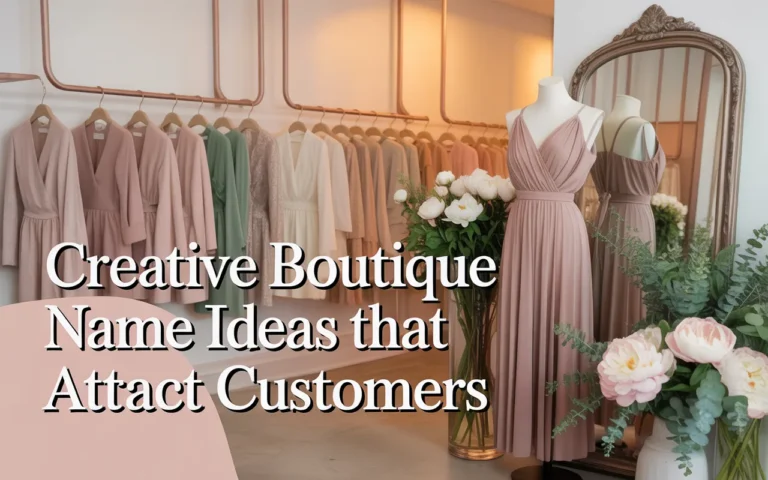 “creative boutique name ideas that attract customers” for at least one featured image.